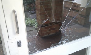 Broken window